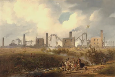Blick auf Murton Colliery bei Seaham, County Durham